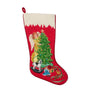 Angle Mom Stocking in Red by Sferra Linens at Fig Linens and Home