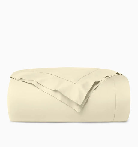 Ariel Duvet Cover by Sferra Linens in Parchment at Fig Linens and Home - 3