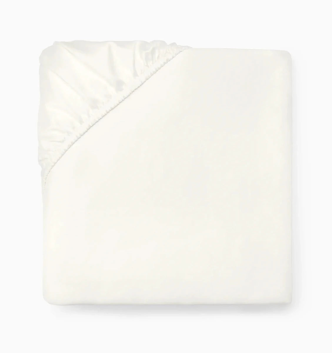 Ariel Fitted Sheet by Sferra Linens in Oyster at Fig Linens and Home - 1
