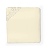Ariel Fitted Sheet by Sferra Linens in Parchment at Fig Linens and Home - 1