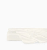 Ariel Flat Sheet by Sferra Linens in Oyster at Fig Linens and Home - 1