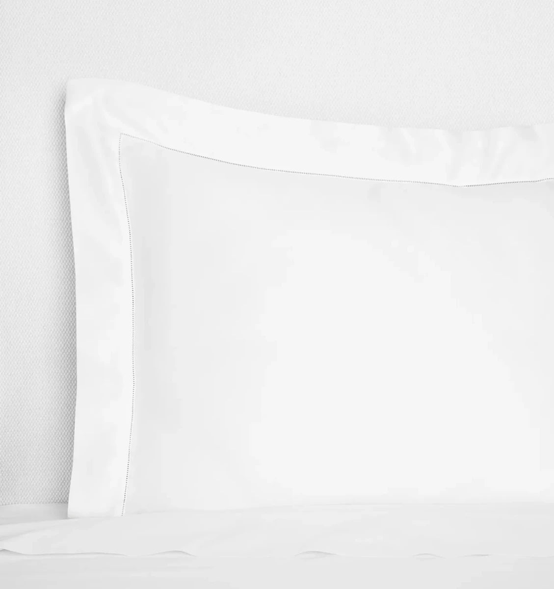 Ariel Sham by Sferra Linens in White at Fig Linens and Home - 1