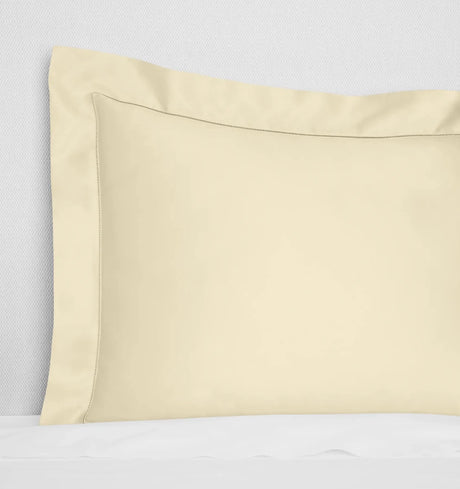 Ariel Sham by Sferra Linens in Parchment at Fig Linens and Home - 1