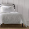 Arzano White and Black Bedding by Sferra Linens Full Queen Duvet Cover 88 x 92 WHITE/BLACK at FIG LINENS AND HOME 2