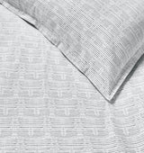 Arzano White and Black Bedding by Sferra Linens Full Queen Duvet Cover 88 x 92 WHITE/BLACK at FIG LINENS AND HOME 3