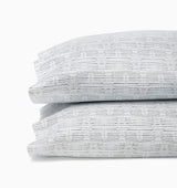 Arzano - Standard Pillow Case 22X33 Pair White/Black Sferra