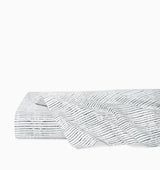 Arzano - Twin Flat Sheet 74X114 White/Black Sferra