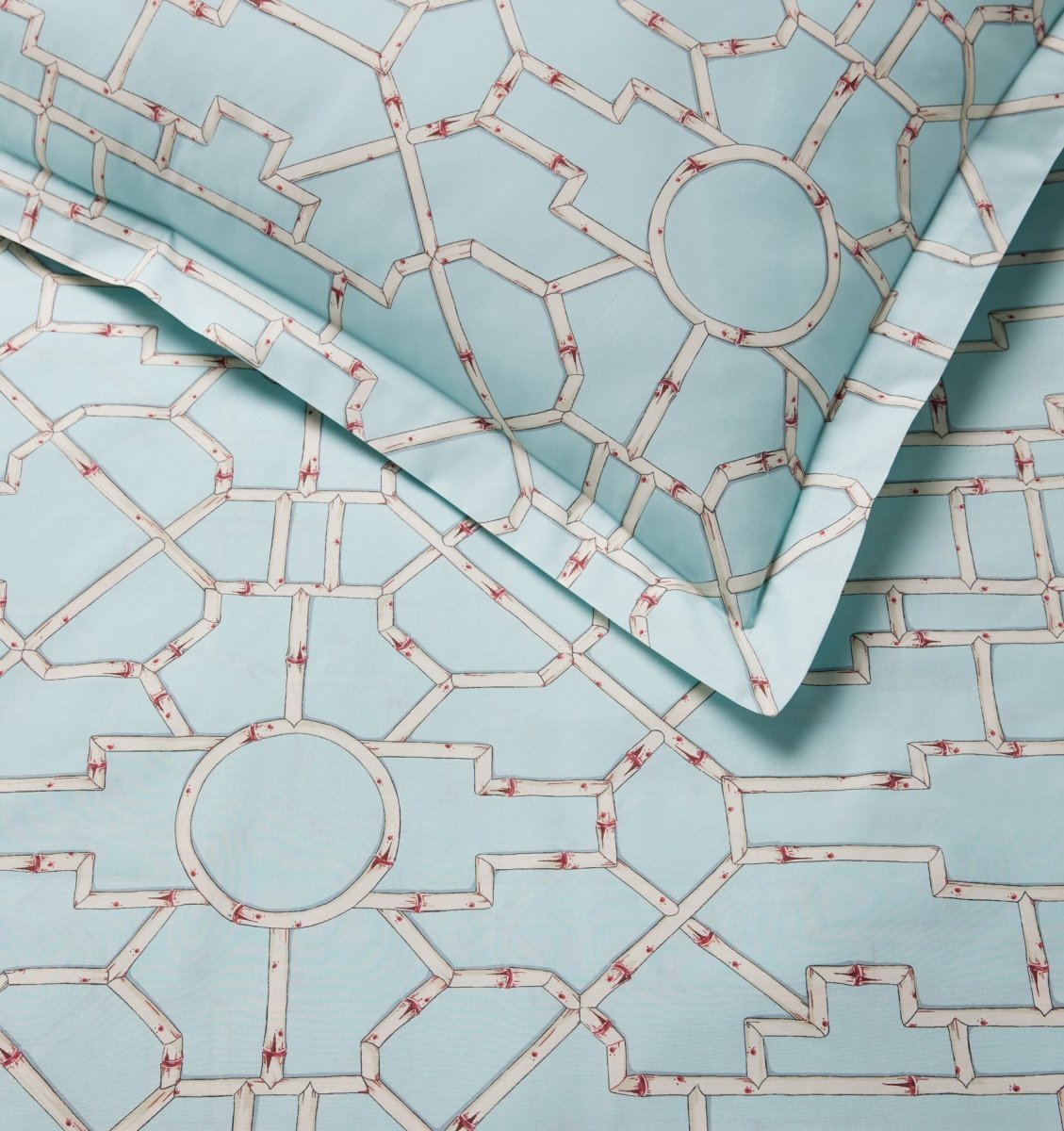 Baldwin Bamboo Bedding | Sferra Linens x Scalamandré at Fig Linens and Home - Detail 2