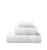 Sferra Towels Bello Nuovo White Complete Stack at Fig Linens and Home