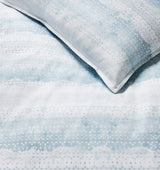 Brillanti Sky Bedding by Sferra Linens at Fig Linens and Home - Fabric Detail