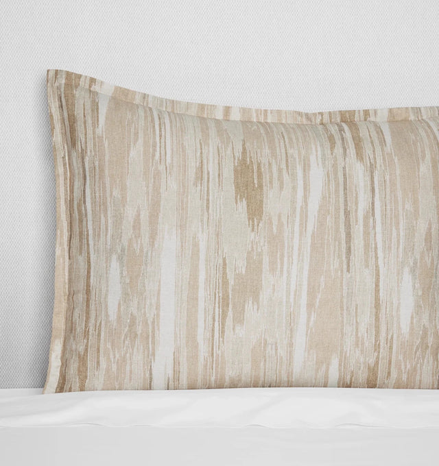 Brina Sham by Sferra Linens in Sand at Fig Linens and Home - 1