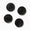Calanna Coasters by Sferra Linens in Black at Fig Linens and Home - 3