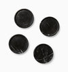 Calanna Coasters by Sferra Linens in Black at Fig Linens and Home - 3