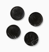 Calanna Coasters by Sferra Linens in Black at Fig Linens and Home - 3