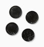 Calanna Coasters by Sferra Linens in Black at Fig Linens and Home - 3