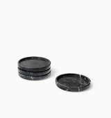 Calanna Coasters by Sferra Linens in Black at Fig Linens and Home - 2