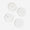 Calanna Coasters by Sferra Linens in White at Fig Linens and Home - 4