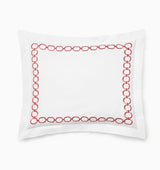 Catena - Continental Sham 26X26 White/Persimmon Sferra