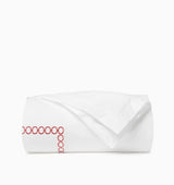 Catena - King Duvet Cover 106X92 White/Persimmon Sferra