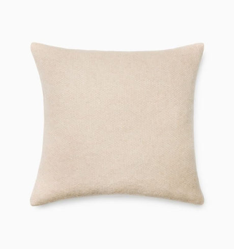 Sferra Linens Cervino Wool & Cashsmere Decorative Pillow 22X22" Beige