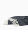 Sferra Linens Cervino Wool & Cashsmere Throw Blanket 51X70" Navy at Fig Linens and Home