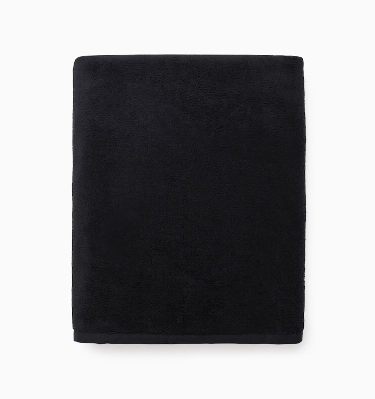 Cielo Bath Sheets by Sferra Linens Black Bath Sheet 40X70 at FIG LINENS AND HOME 2