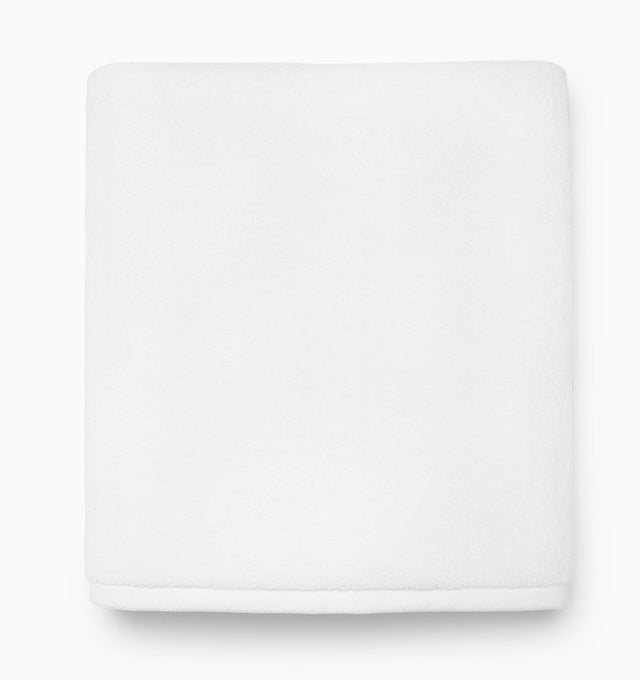 Cielo White Bath Sheet 40X70 | Sferra at Fig Linens and Home