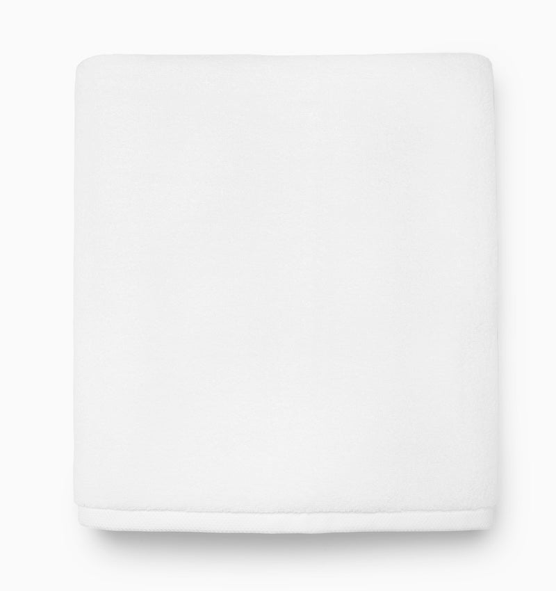 Cielo White Bath Towel 30X60 | Sferra at Fig Linens and Home