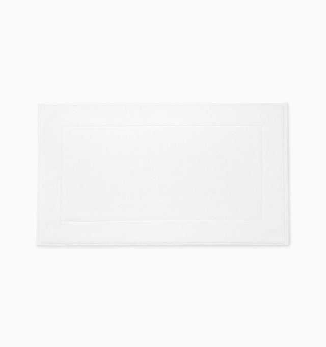 Cielo Tub Mats by Sferra Linens White Tub Mat 20X35 at FIG LINENS AND HOME 1