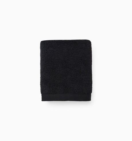 Cielo Washcloth by Sferra Linens Black Wash Cloth 12X12 at FIG LINENS AND HOME 2