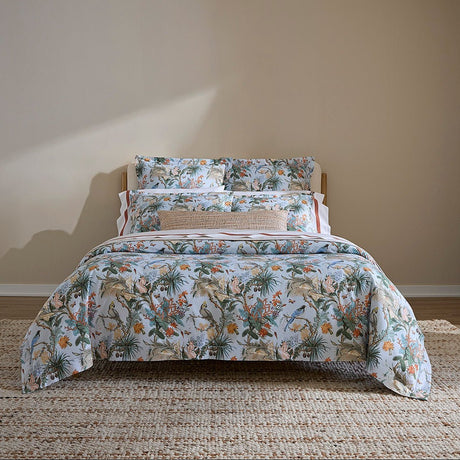 Cinque Terra Sky Blue Bedding by Sferra x Scalamandre - Lifestyle at Fig Linens and Home 4