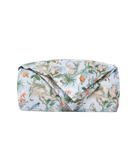 SFERRA Scalamandre CINQUE TERRE DUVET COVER AQUA Sky at Fig Linens and Home