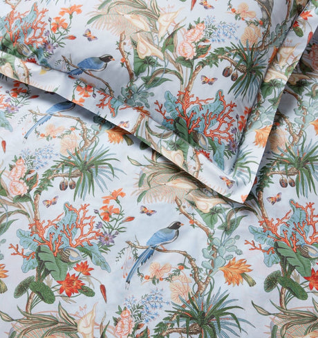 Cinque Terra Sky Blue Bedding by Sferra x Scalamandre - Lifestyle at Fig Linens and Home 3