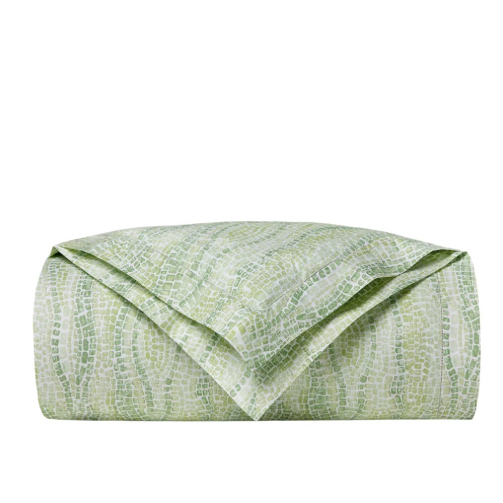 Sferra Cobblestones Willow Bedding at Fig Linens and Home - Duvet Cover