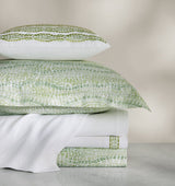 Sferra Cobblestones Willow Bedding at Fig Linens and Home - Stack Duvet Cover
