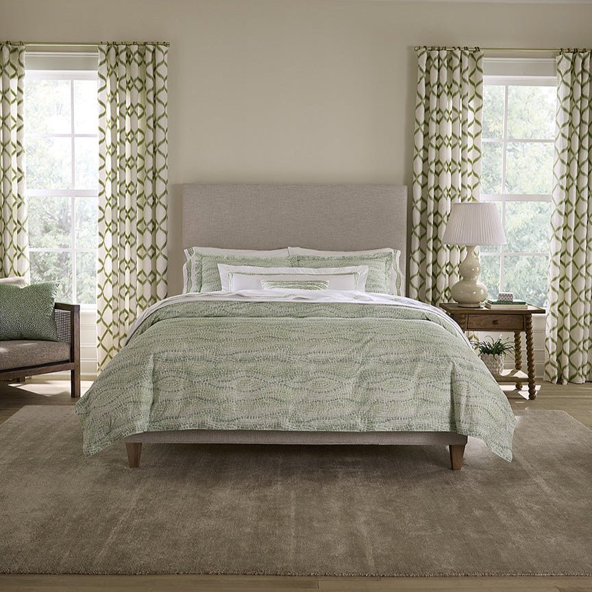 Sferra Cobblestones Willow Bedding at Fig Linens and Home Shams and Duvet 4