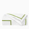 Estate Bedding in White and Apple Green by Sferra King Duvet Cover 106X92 White/Apple Green at FIG LINENS AND HOME 2