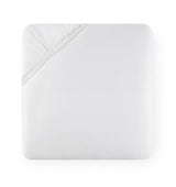 Sferra Bedding - Fiona White Fitted Sheet at Fig Linens and Home