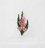 Fiorenza Birthflower Guest Towels - August Gladiolus - Fig Linens and Home