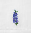 Fiorenza Birthflower Guest Towels - July Larkspur - Fig Linens and Home