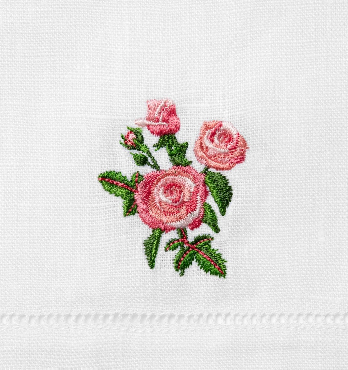 Fiorenza Birthflower Guest Towels - June Rose - Fig Linens and Home