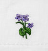 Fiorenza Birthflower Guest Towels - February Violet - Fig Linens and Home