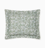 Fronda Sham by Sferra Linens in Sage at Fig Linens and Home - 5