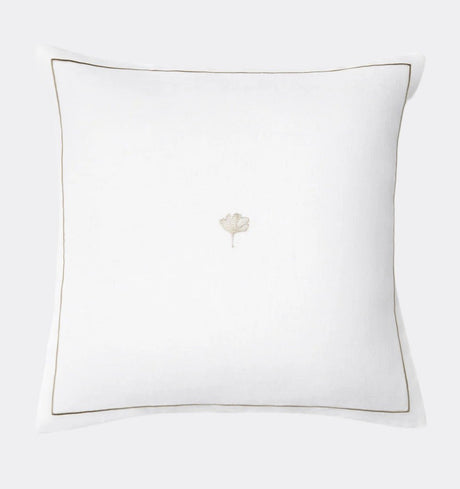 Throw Pillow - Ginkgo Ash Decorative Pillow by Sferra
