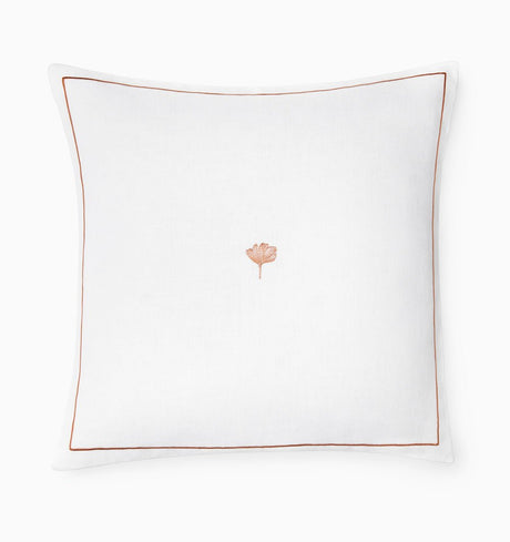 Throw Pillow - Ginkgo Russett Decorative Pillow by Sferra