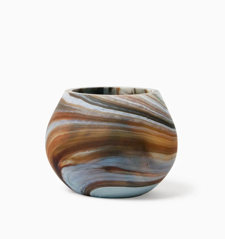 Giove Votive Holder by Sferra Linens in Bark at Fig Linens and Home - 2