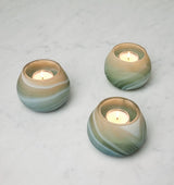 Giove Votive Holder by Sferra Linens in Clover at Fig Linens and Home - 4