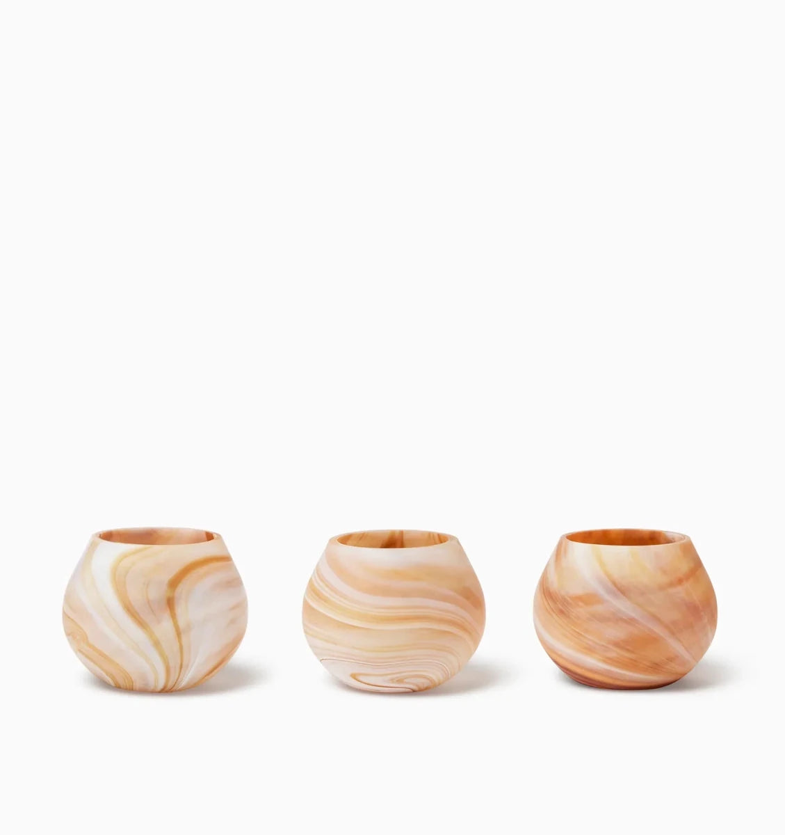 Giove Votive Holder by Sferra Linens in Almond at Fig Linens and Home - 2