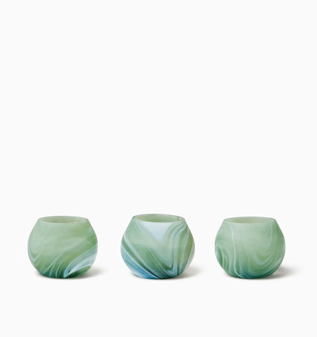 Giove Votive Holder by Sferra Linens in Clover at Fig Linens and Home - 1