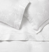 Giza 45 Lido White Bedding by Sferra Linens Boudoir Sham 12 x 16 WHITE at FIG LINENS AND HOME 16
